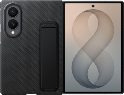 Чехол Samsung Carbon Standing Case Samsung Galaxy Z Fold8 графитовый черный