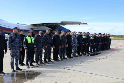 Сводный отряд полиции Якутии отправился на Северный Кавказ / ЯСИА   