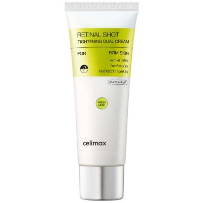 Двойной крем с ретиналем и пептидами Celimax The Vita-A Retinal Shot Tightening Dual Cream