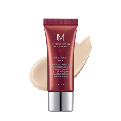 Миниатюра стойкого BB-крема Missha М Perfect Cover BB Cream EX SPF42 PA+++ 23 Natural Beige