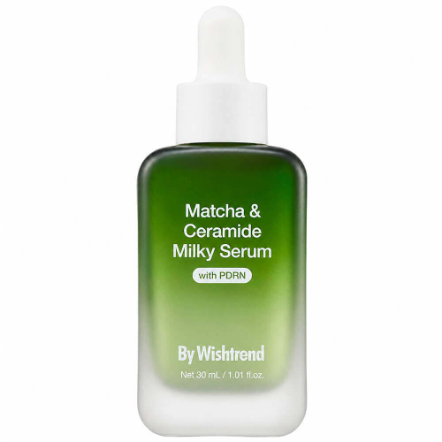 Молочная сыворотка с матчей и церамидами By Wishtrend Matcha & Ceramide Milky Serum