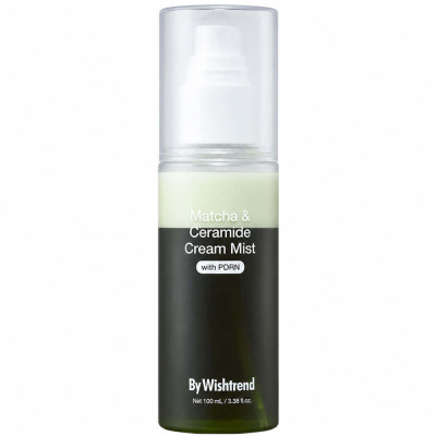 Молочный тонер-мист с матчей и церамидами By Wishtrend Matcha & Ceramide Cream Mist