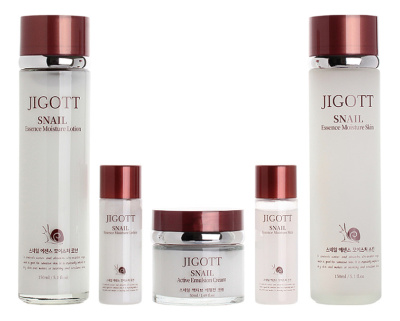 Набор для лица с муцином улитки Snail Moisture Skin Care 3 (тонер-эссенция 150/30мл + лосьон 150/30мл + крем-эмульсия 50мл)