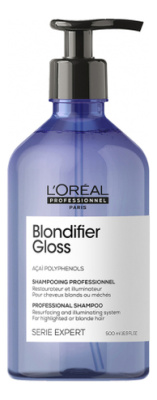 Шампунь для сияния волос Serie Expert Blondifier Gloss Shampooing: Шампунь 500мл