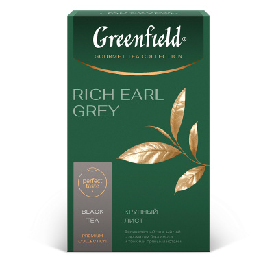 Чай черный Greenfield с бергамотом, 100 гр