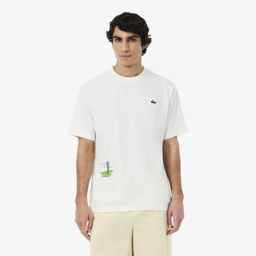 Мужская хлопковая футболка Lacoste