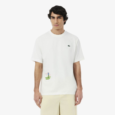 Мужская хлопковая футболка Lacoste