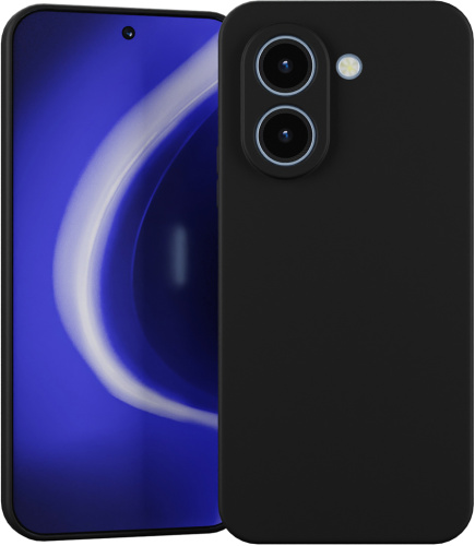 Клип-кейс Krutoff Soft для HONOR X7e Чёрный