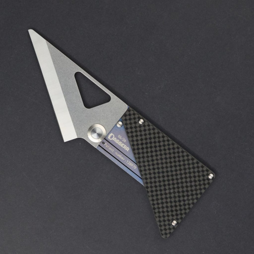Складной нож Daggerr Cardknife сталь VG-10, рукоять Blue Ti/Carbon Fiber