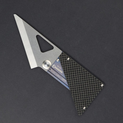 Складной нож Daggerr Cardknife сталь VG-10, рукоять Blue Ti/Carbon Fiber