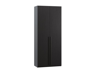 Распашной шкаф Кимбол 2-100x240 Черный древесный