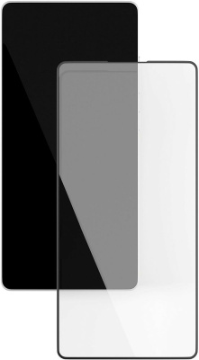 Защитное стекло VLP 2.5D для Galaxy S25 Ultra черная рамка