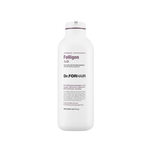 Бессульфатный шампунь для повреждённых волос Dr.Forhair Folligen Silk EX Shampoo 500 мл