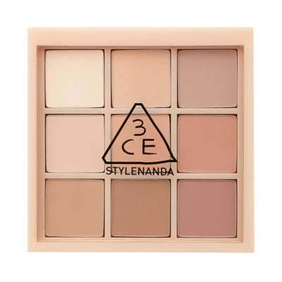 Палетка теней для век из 9 оттенков 3CE Multi Eye Color Palette #Dear Nude