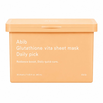 Набор осветляющих масок с глутатионом Abib Glutathione Vita Sheet Mask Daily Pick