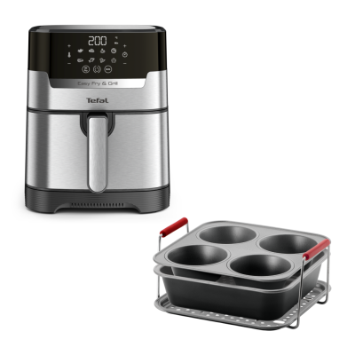 Аэрогриль Easy Fry EY505D15 + Набор аксессуаров Tefal Dail'Easy J701S344