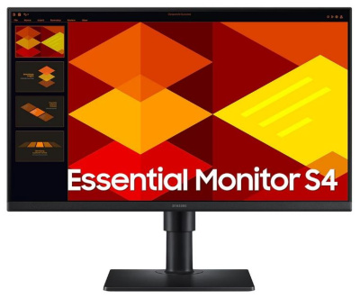 Монитор 23,8" Samsung S24D400GAI 1920x1080, IPS, HDMI+HDMI+DP, USB Hub, 5 ms, 178°/178°, 250 cd/m, 1000:1, 100Hz, Pivot, Black
