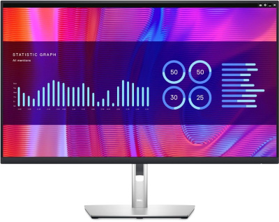 Монитор 32" Dell P3223DE 210-BDGB 2560x1440, IPS LED, 16:9, 5ms, 1000:1, 60Hz, 350cd/m2, 178°/178°, HDMI, DP, 5*USB, black/silver