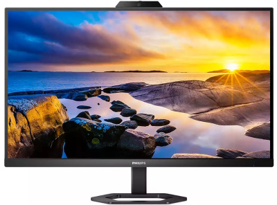 Монитор 27" Philips 27E1N5600HE 2560*1440, 4ms, 75 Гц, 300cd/m2, 1000:1, 80M:1, H178°/V178°, HDMI, DP, HAS, Pivot, Tilt, Swivel, Speakers, веб-камера,