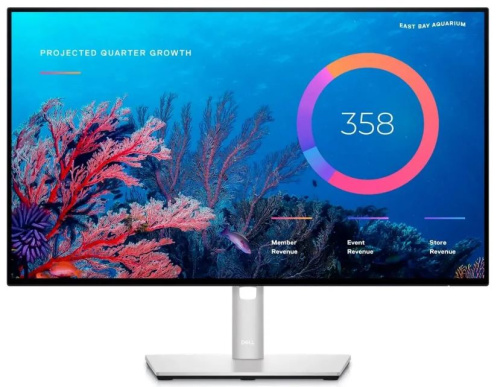 Монитор 23,8" Dell U2422HE 1920*1080, 8ms, 250 cd/m2, 1000:1, 178/178, IPS, 2*DP, HDMI, 2*USB-C, 4*USB, RJ45, Tilt, Swivel, HAS, Pivot, VESA