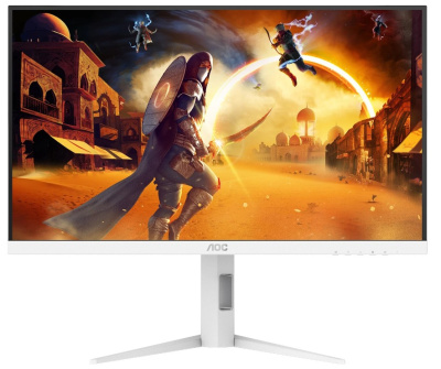 Монитор 27" AOC Q27G4/WS 2560x1440 LED 16:9, IPS, 450cd, 0.3ms, 178°/178°, HDMI, 200Hz, tilt, white