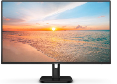 Монитор 27" Philips 27E1N1100A 1920x1080, WLED, 16:9, IPS, 300cd, 1300:1, MID, 4ms, 178/178, VGA, HDMI, 120Hz, Speakers, Tilt, VESA, black