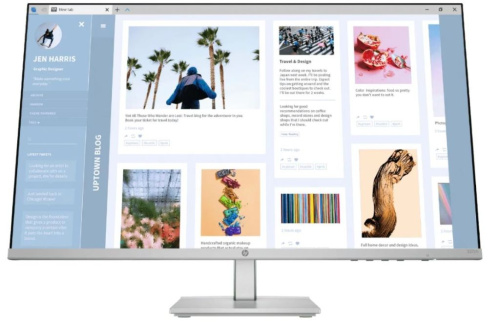 Монитор 27" HP Series 5 527sh 94C50AS 1920x1080, IPS, LED, 16:9, матовая, 300cd, 178гр/178гр, 1500:1, 100Hz, HAS, HDMI, серебристый/черный