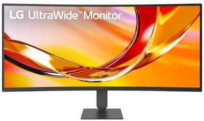 Монитор 34" LG UltraWide 34U620B-B 3440x1440 LED, 21:9, VA, 300cd, 4000:1, 5ms(GtG), 178/178, HDMI, DP, audio, 144Hz, curved 1800R, tilt, HAS, VESA, b