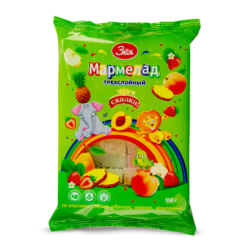 Мармелад «Сочная долька» со вкусом апельсина, 300 гр.