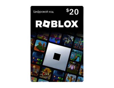 Карта оплаты Roblox 20 USD USA [Цифровая версия] (PC)