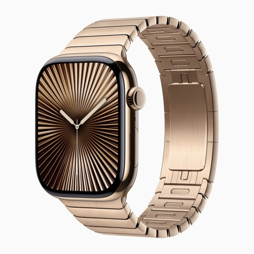 Смарт-часы Apple Watch Series 10 46mm Gold Titanium Case with Link Bracelet
