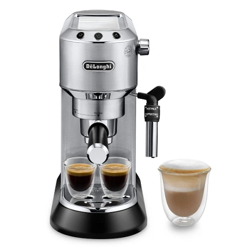 Кофеварка рожковая De'Longhi Dedica EC685.M (Silver)