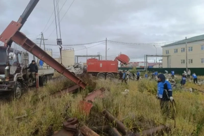В Аллаиховском районе собрали более 12 тонн металлолома в рамках «Чистой Арктики» / ЯСИА   