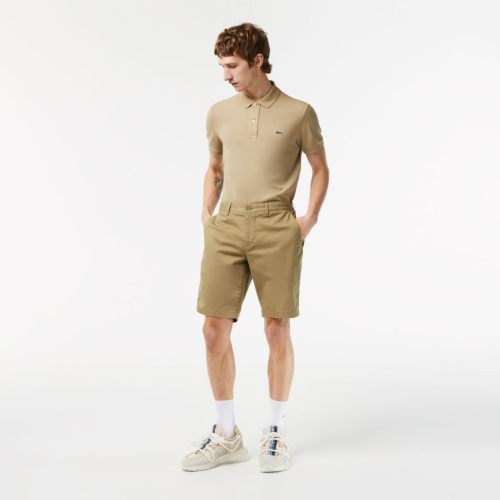 Мужские шорты Lacoste приталенного кроя из эластичного хлопка