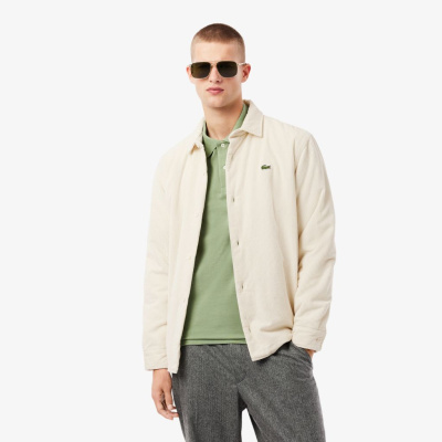 Мужская вельветовая верхняя рубашка Lacoste