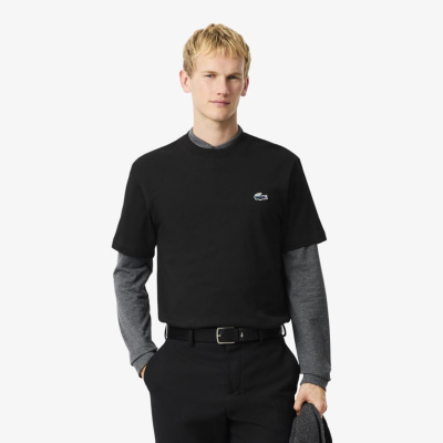Мужская футболка Lacoste классического кроя из органического хлопка