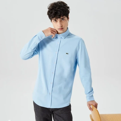 Мужская рубашка Lacoste приталенного кроя