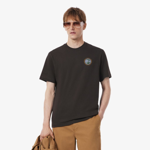 Мужская футболка Lacoste классического кроя из органического хлопка