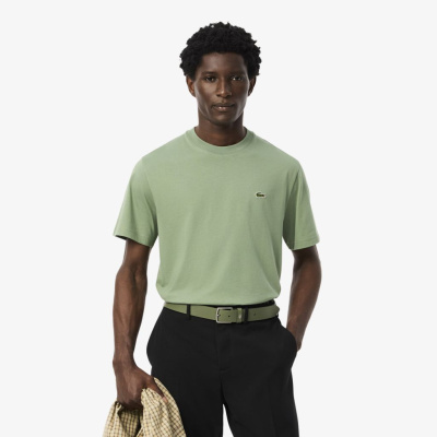 Мужская хлопковая футболка Lacoste с коротким рукавом