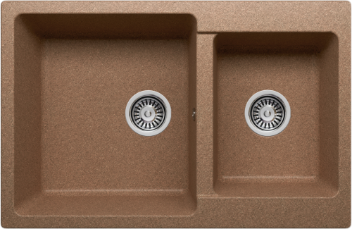 Мойка VORTEIL 2B LR 770*500 BROWN
