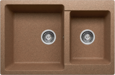 Мойка VORTEIL 2B LR 770*500 BROWN