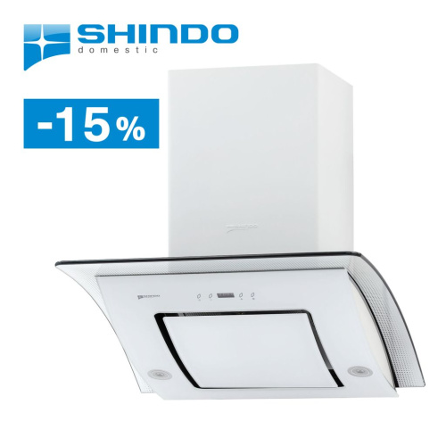 Наклонная вытяжка Shindo ALIOT PS 60 W/OG 3ETC