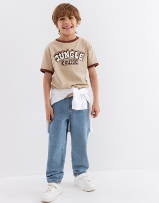 Прямые джинсы на резинке Глория Джинс