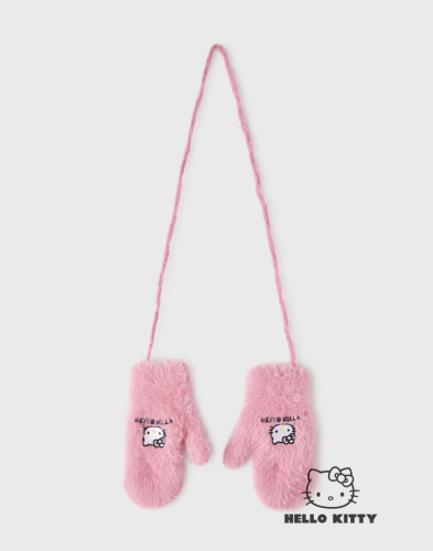 Варежки с Hello Kitty для девочки Глория Джинс