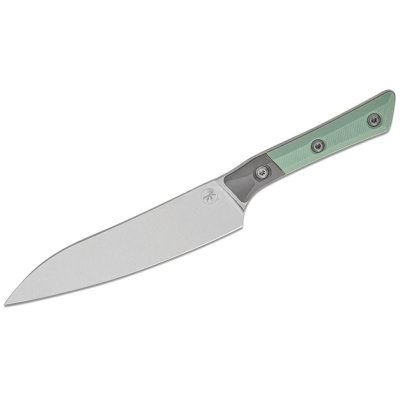 Нож кухонный универсальный Microtech Utility Knife, сталь M390MK, рукоять G10, бирюзовый