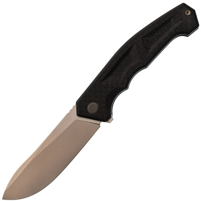 Складной нож TuoTown Gora, сталь T10S, рукоять G10/Carbon Fiber