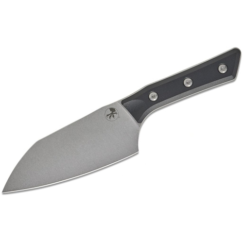 Нож кухонный Сантоку Microtech Santoku Knife 6', сталь M390MK, рукоять G10, черный