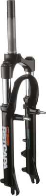 Амортизационная вилка RST Capa T 24" резьбовая (черный 24" 50 мм эксцентрик 9 мм шток 1" резьбовой (25.4 мм) для ободных и дисковых тормозов)