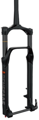 Амортизационная вилка RST Renegade TNL 26" для фэтбайков (черный матовый 26" 100 мм ось 15 мм (ширина 150 мм) шток 1 1/8"-1.5" (28.6 мм - 38.1 мм) для дисковых тормозов)