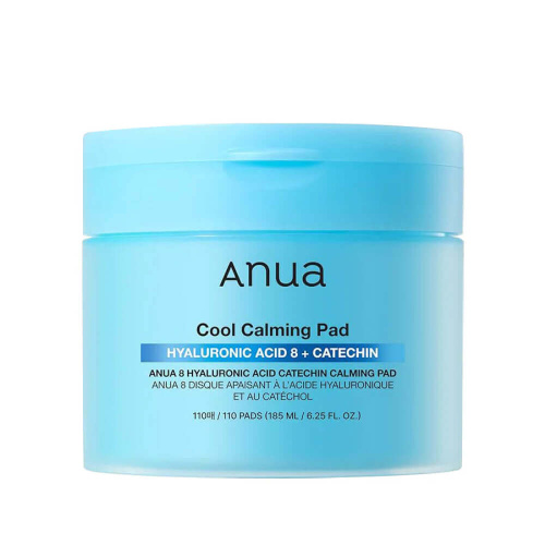 Успокаивающие тонер-пэды с гиалуроновой кислотой Anua 8 Hyaluronic Acid Catechin Calming Pad